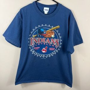 Vtg Cleveland Indians CSA tshirt 2006 adult size large Chief Wahoo